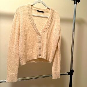 Jenni Kayne light yellow summer cardigan